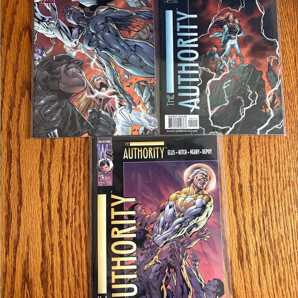The Authority Comics #1 #2 #3